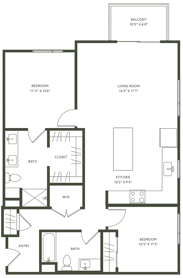 Floor plan 2X2