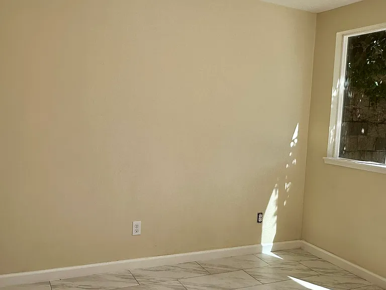 Living area with recessed lighting