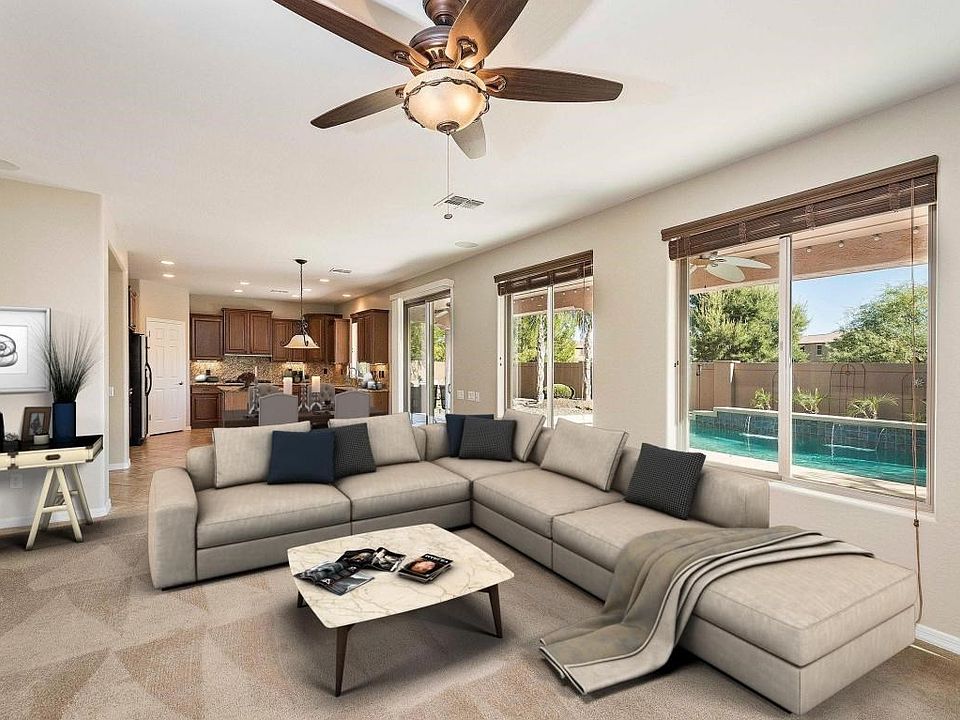 Family Room Staged