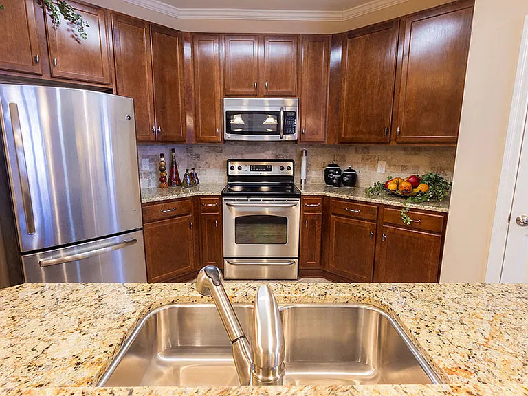 Kitchen at The Village Lofts, Greensboro, North Carolina