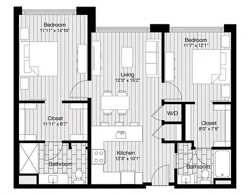 Floor plan B2