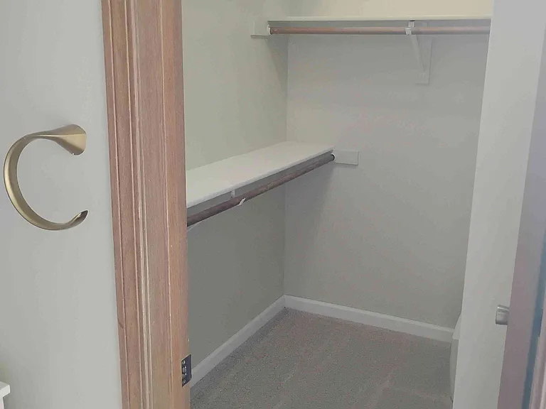 Master bedroom has walk-in closet.