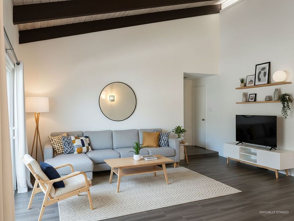 What you can create in your living room (virtually staged). Imagine yourself hanging out in your home space.