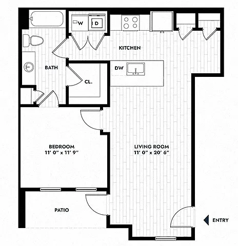 Floor plan 1A ANSI