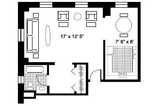 Floor plan Studio