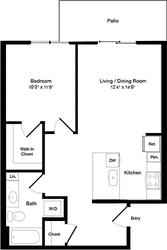 Floor plan A2 East- Floor 2