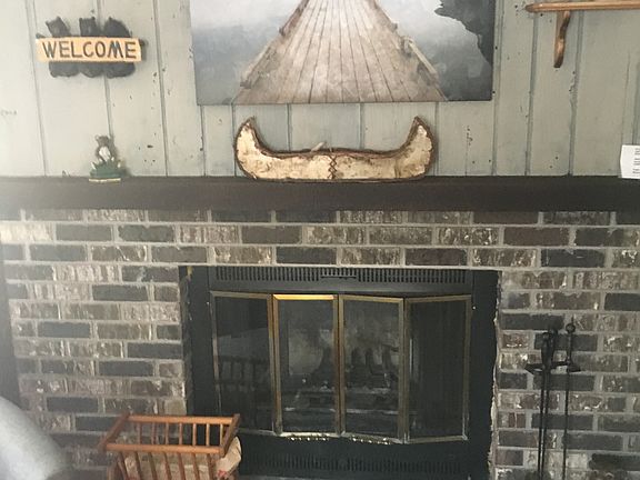 Fireplace on main level