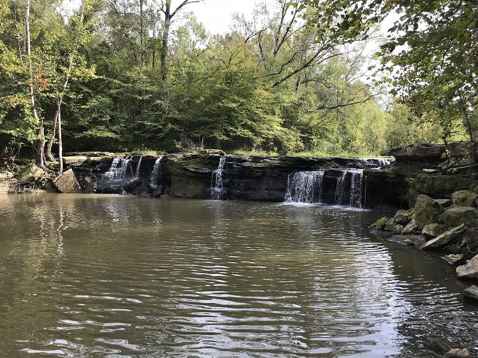 Natural waterfalls on White Oak Creek