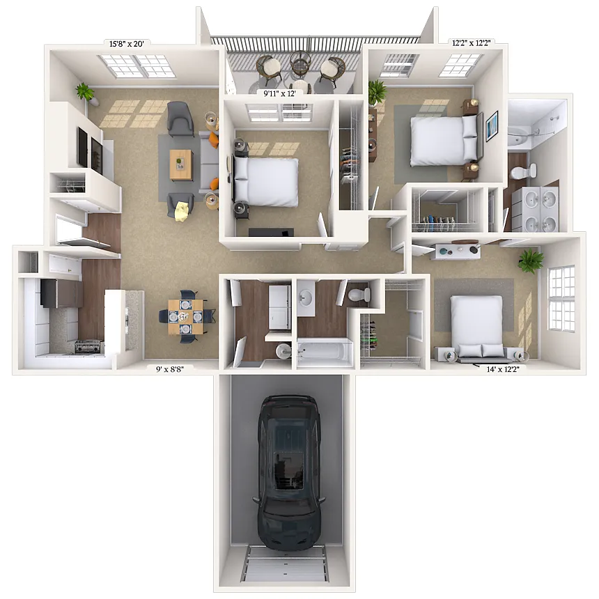 Floor plan Cezanne