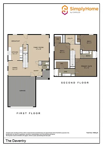 Floor plan 10210 Hunters Pond Drive