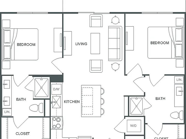 WF: 2bed 2bath