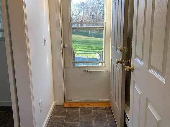 Inside the side entrance