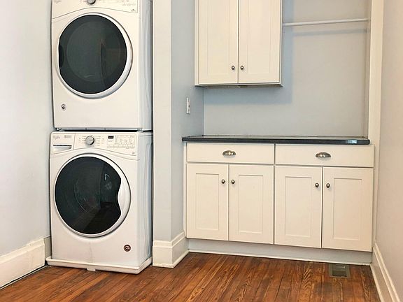 Dedicated second floor laundry... you'll never have to go to the basement to do laundry again! New whirlpool washer and dryer included in lease.