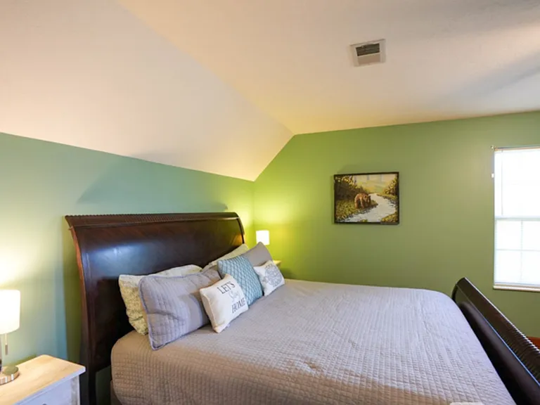 Second floor bedroom, with king bed