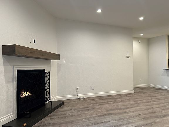 Fireplace in living room