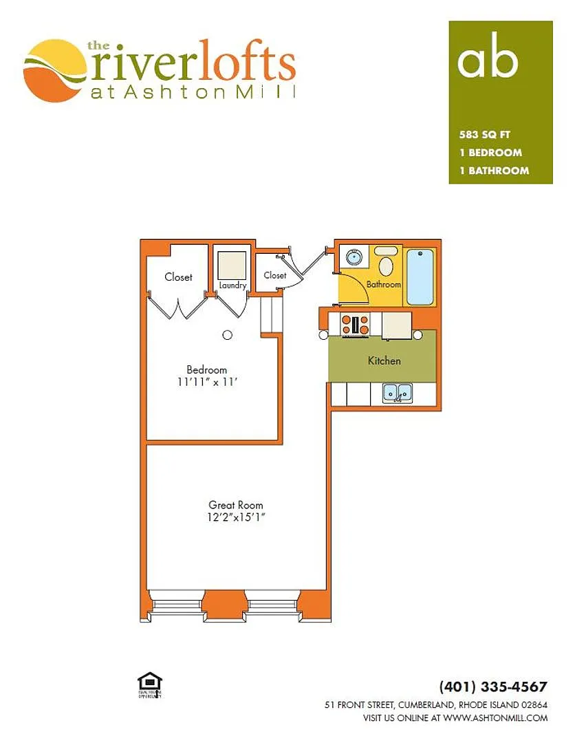 Floor plan AB