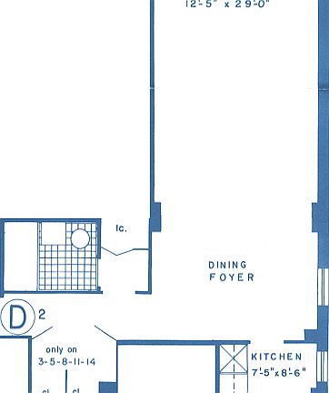 2nd image of 435 W 57th St APT 8D