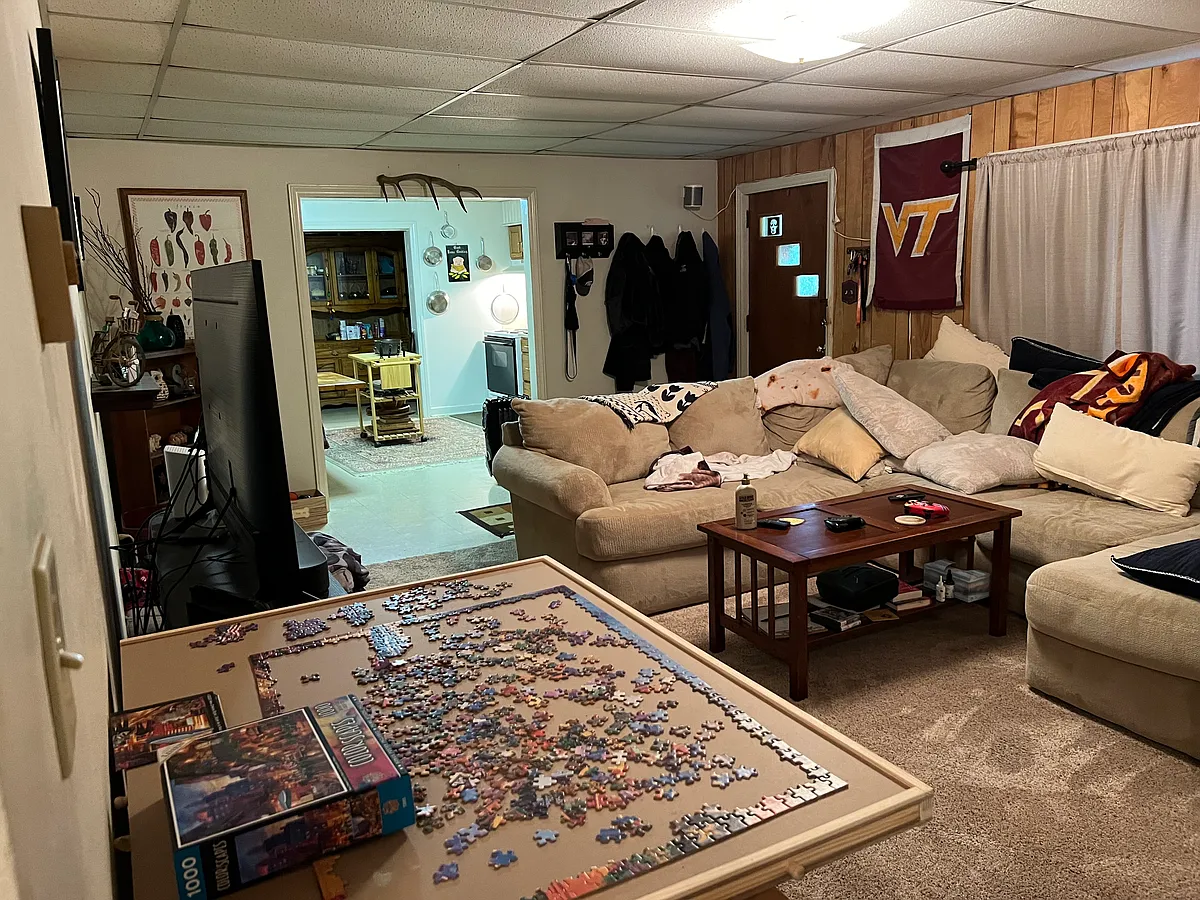Large living room with picture window - 107 Eakin St SE #B