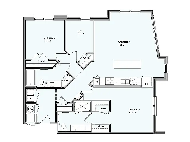 Floor plan Aster - Den