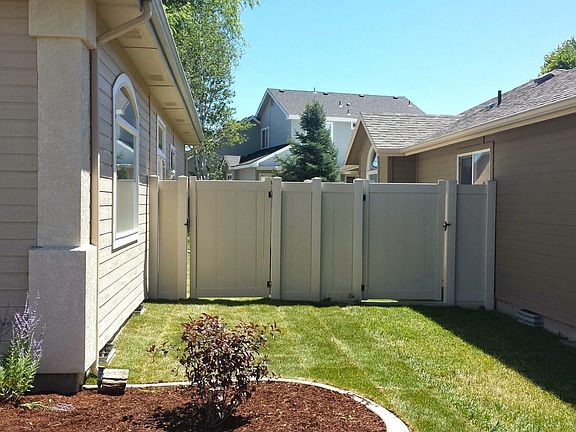 Fully fenced yard