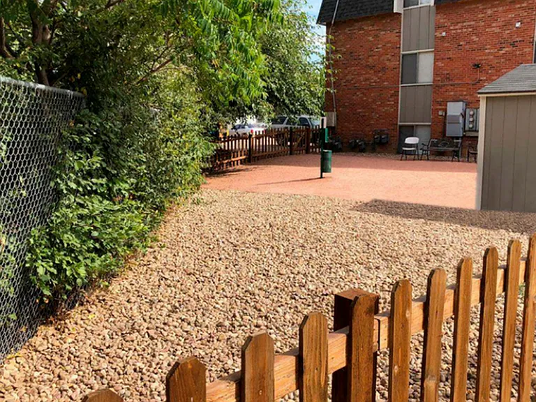 An on-site dog park offering a convenient space for residents and their pets to play and unwind.