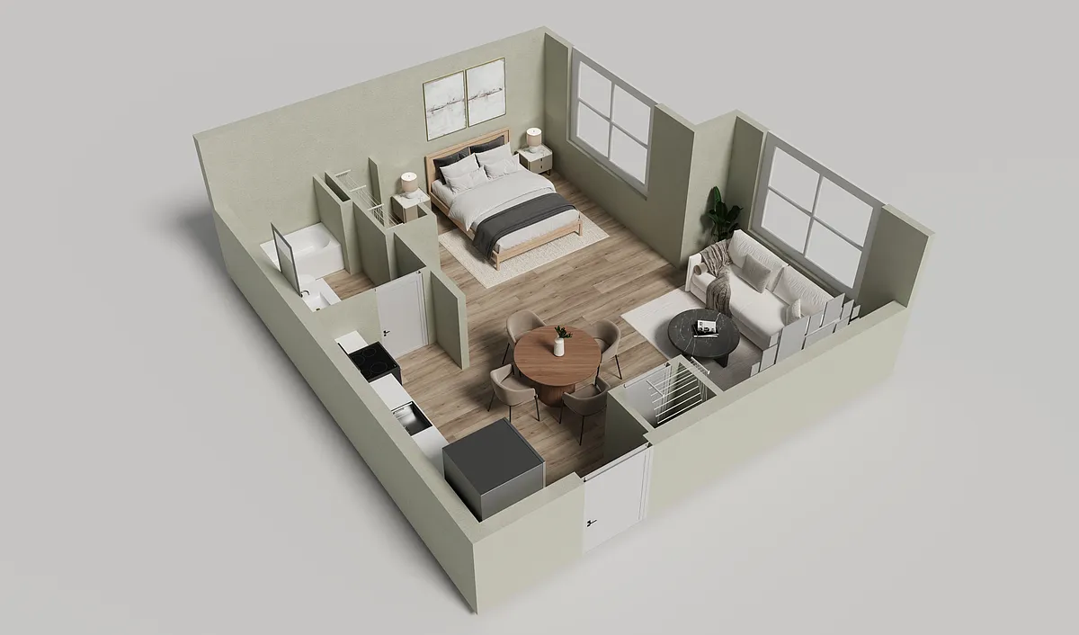 Floor plan Studio