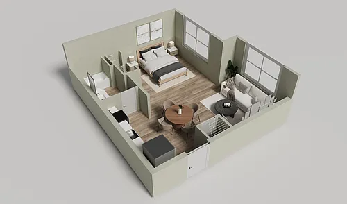 Floor plan Studio