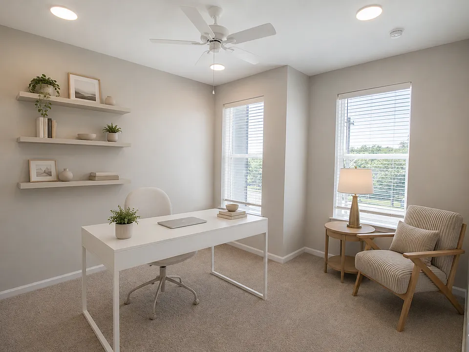 3RD Bedroom Converted into an Office in Coverdale Floorplan
