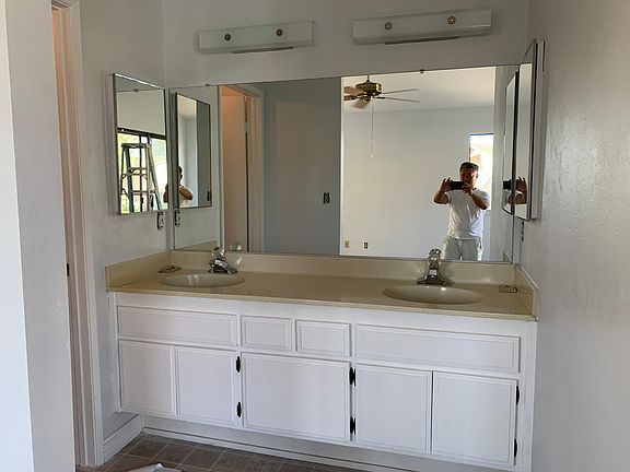 bathroom in master bedroom