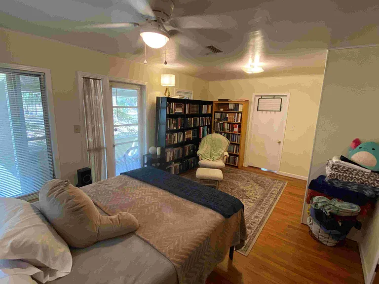Front bedroom with porch access