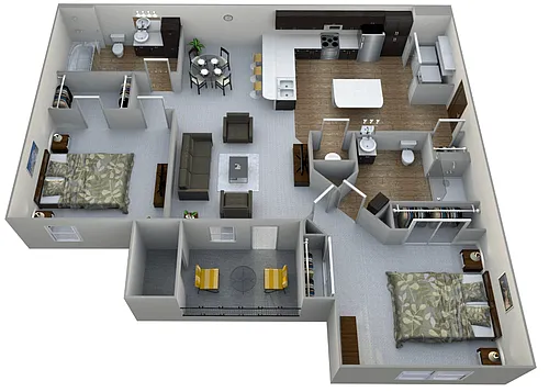 Floor plan B1