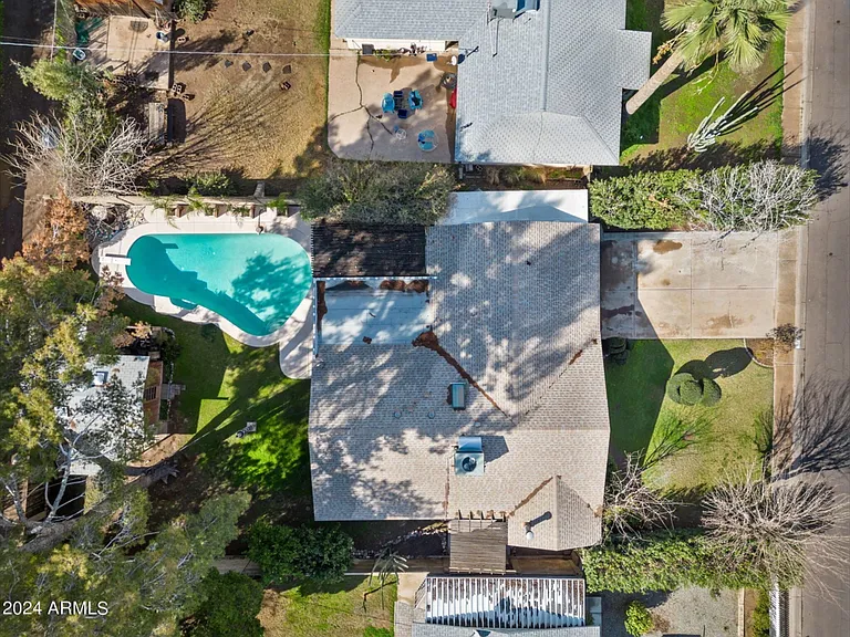 Overhead View of Home