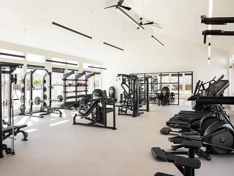 Expansive, state-of-the-art 24-hour fitness center.
