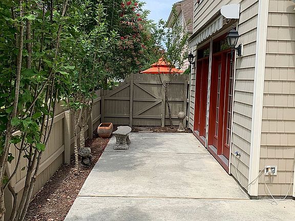 Back patio.