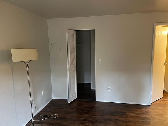 Bedroom with walk-in closet