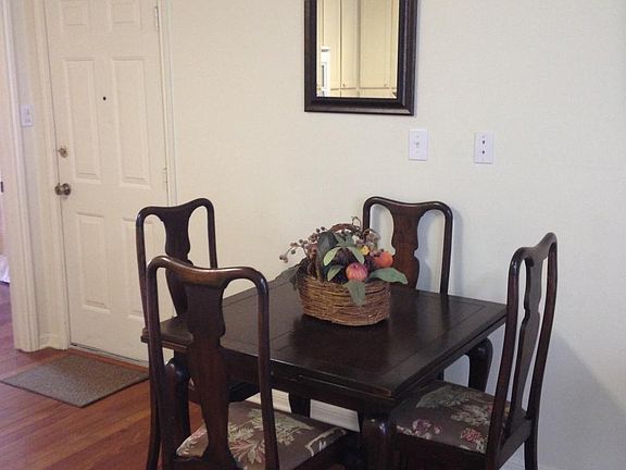 Dining area with seating for four