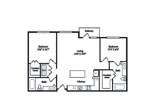 Floor plan B1A