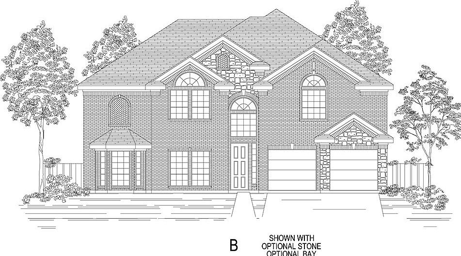 Brentwood 3F w Media Standard Elevation B w Options