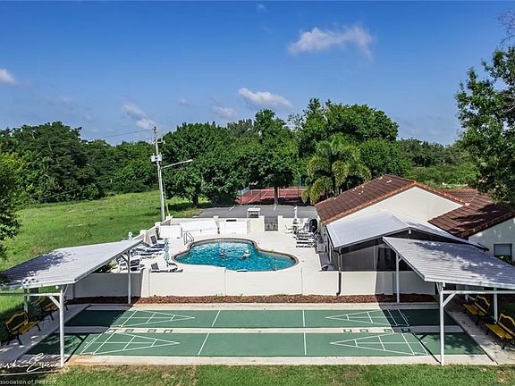 Community Pool and Shuffle Board Court