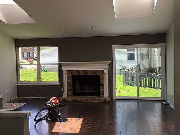 Great room with new flooring