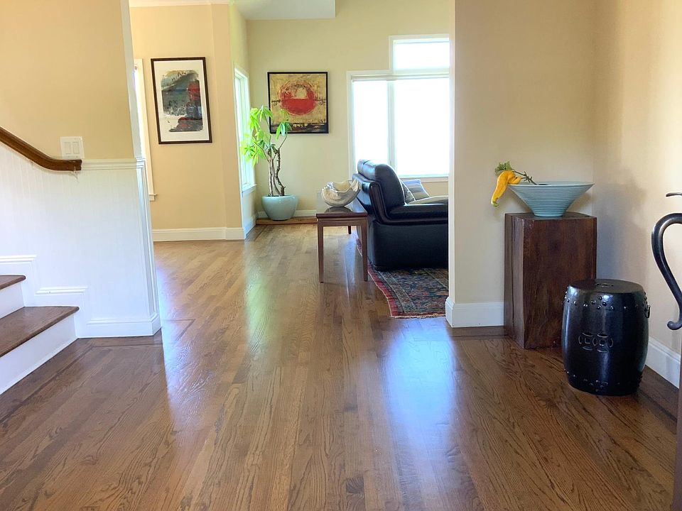 Front door entrance leading into living room