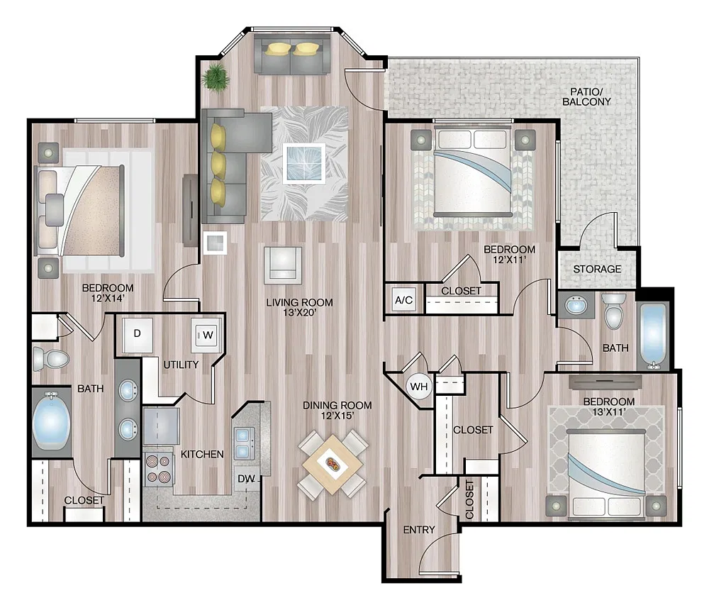 Floor plan The Charleston