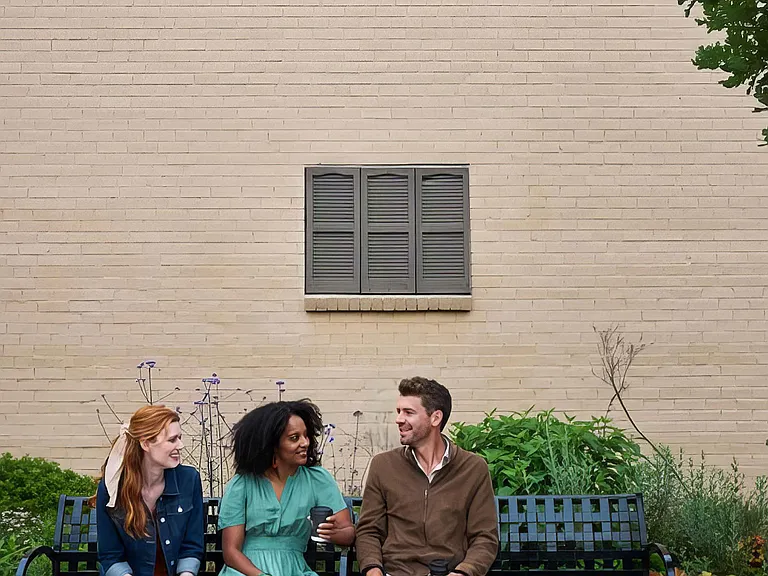 Enjoy classy outdoor spaces with friends
