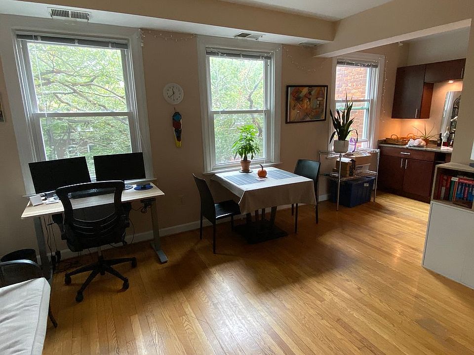 Open living/dining area