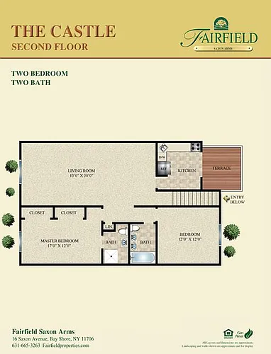 Floor plan The Castle - Second Floor