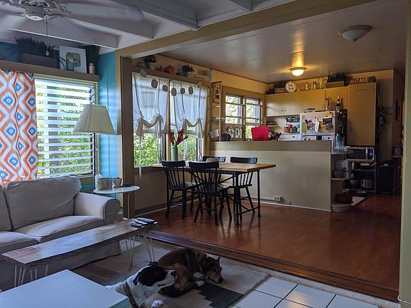 Dining area and kitchen