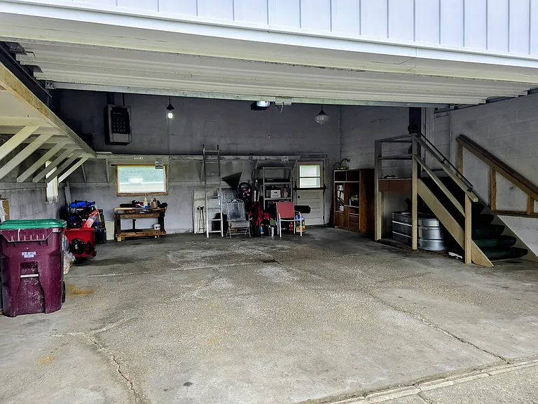 Two car garage
