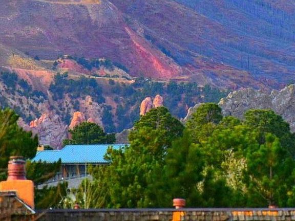 Kissing Camels view from front room