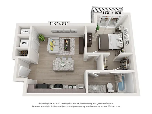 Floor plan 1A