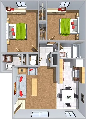 Floor plan without washer and dryer Floor plan without washer and dryer